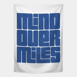 Mind Over Miles - Running Design Tapestry