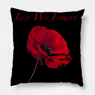 Fasbytes Remembrance Day Poppy Pillow