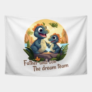 Father and son, the dream team Tapestry