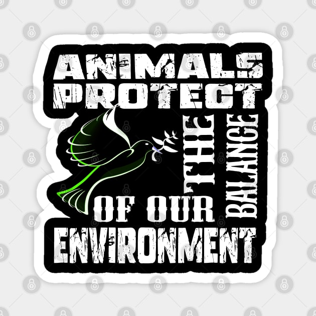 World Animal Day tshirt design 2023 Magnet by RASCREATION 