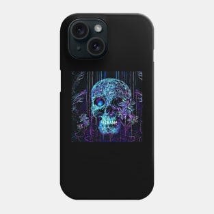 Flowers and Skull Phone Case