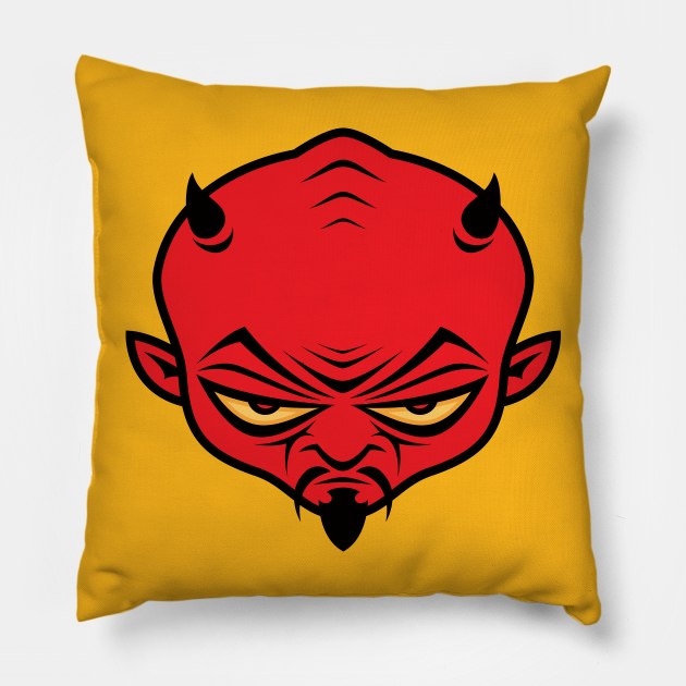 Devil Dude Pillow by fizzgig