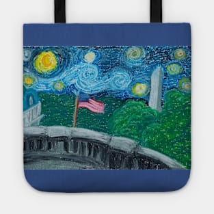 Starry Night on the Portico Tote