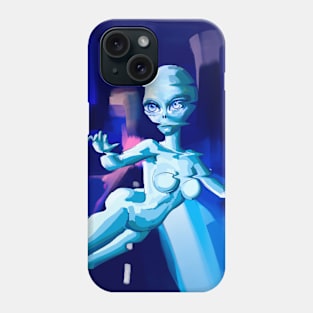 Alien by the road Phone Case