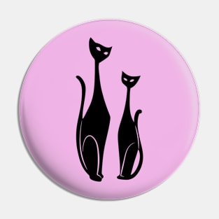 Little Black Cats Pin