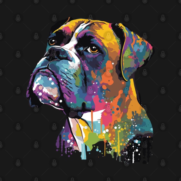 Boxer Dog Art by The Image Wizard