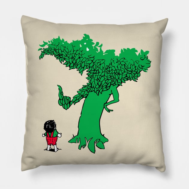 Fuck-Off-Tree Pillow by Mr Eggs Favorites