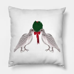 12 Days of Christmas Two Turtle Doves Pillow