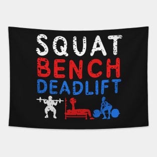 POWERLIFTING: Squat Bench Tapestry