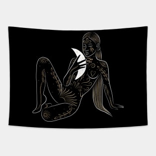 moon girl Tapestry