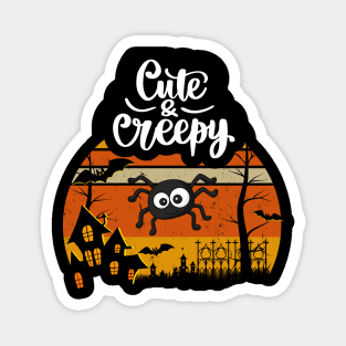 Cute & Creepy - Halloween Couple Magnet