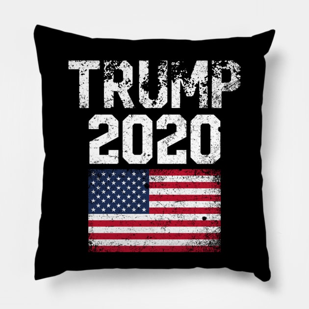 Donald Trump 2020 Pillow by cedricchungerxc