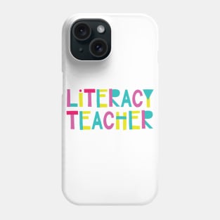 Literacy Teacher Gift Idea Cute Back to School Phone Case