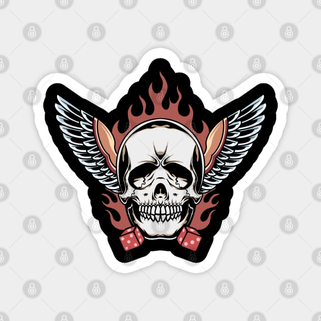 wings of steel rockabilly Magnet by donipacoceng