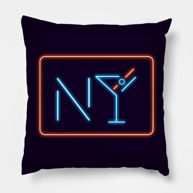 NY - Company Logo Pillow by byebyesally