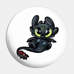 Toothless How To Train Your Dragon fan T-Shirt Pin