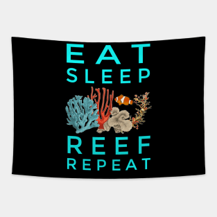 Eat Sleep REEF Repeat Tapestry