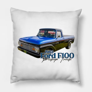 1963 Ford F100 Pickup Truck Pillow