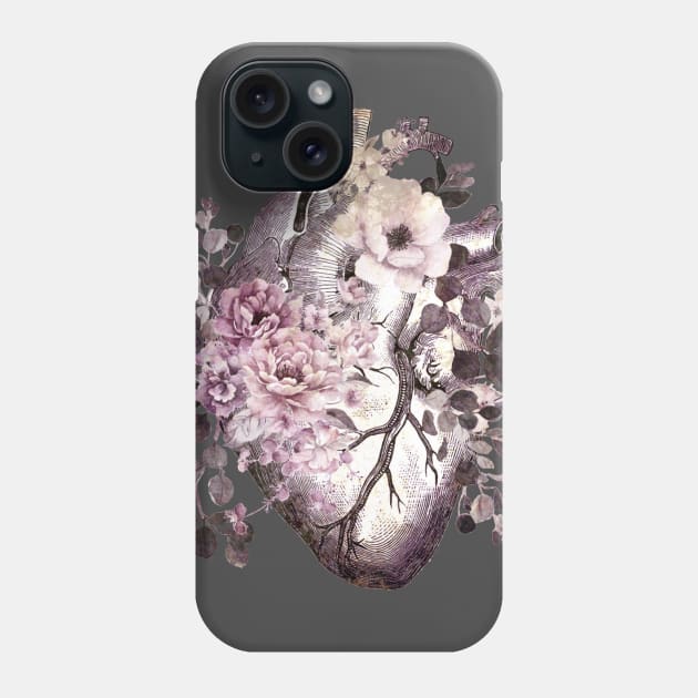 human heart,medical, watercolor Phone Case by Collagedream