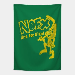 90s nofx are for kids gold Tapestry