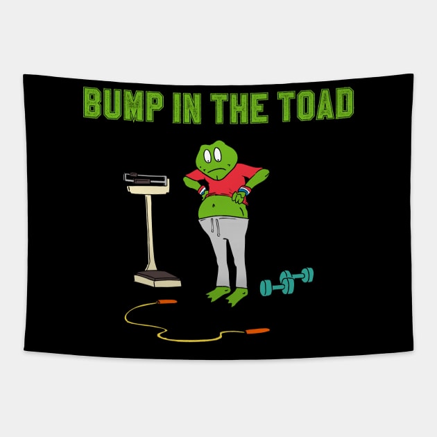 Bump In The Toad Tapestry by King Stone Designs