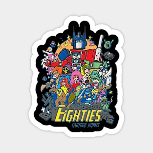Eighties Heroes Magnet
