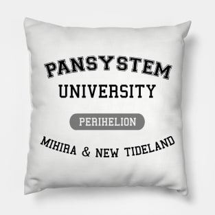 Murderbot Pansystem University of Mihira and New Tideland Perihelion College Pillow