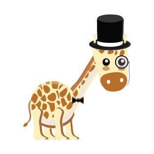 Gentleman Giraffe T-Shirt