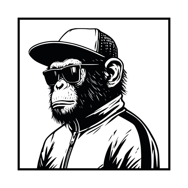 Streetwear monkey Hip Hop by maasPat