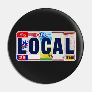 Ohio Local License Plates Pin