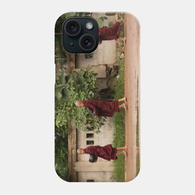 Young Monks Phone Case by Memories4you