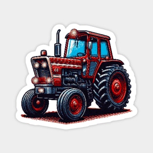 Tractor Pixel Art Magnet