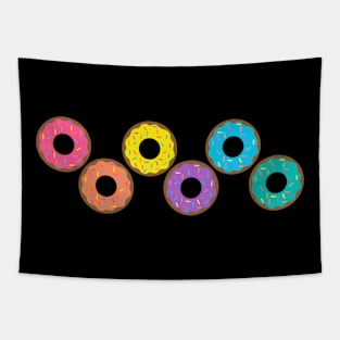 Summer Donut Rings Tapestry