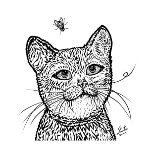 CAT AND FLY T-Shirt