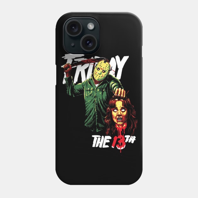 Friday the 13th Jason Voorhees Phone Case by pizowell