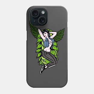 Winged Hop Pinup Phone Case