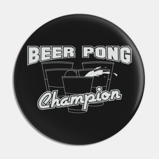 Beer Pong Champ Pin
