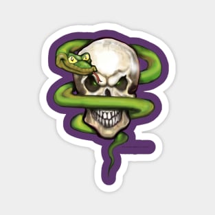 Serpent n Skull Magnet