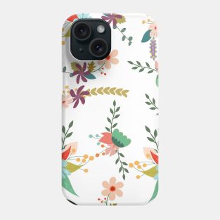 Decorative ornamental flower pattern Phone Case