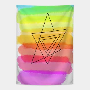 Geometric Rainbow Tapestry