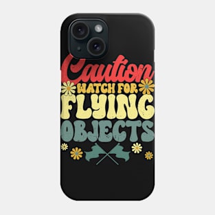 Winter Color Guard Caution Watch For Flying Objects Phone Case