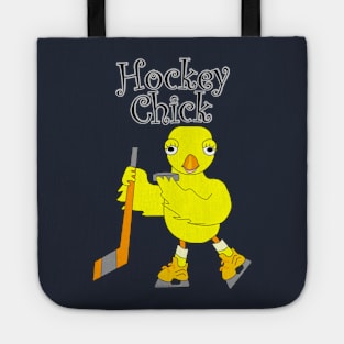 Hockey Chick Text Tote