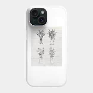 Flower Vase Collage Phone Case