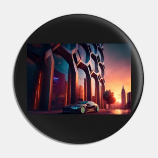 Bavarian Luxury Automotive Brand - at dusk a little later Pin