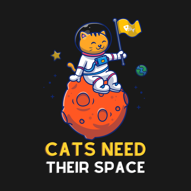 Cats Need Their Space by Purrestrialco