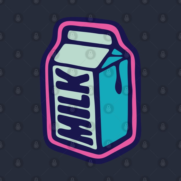 Milk box illustration by Cofefe Studio