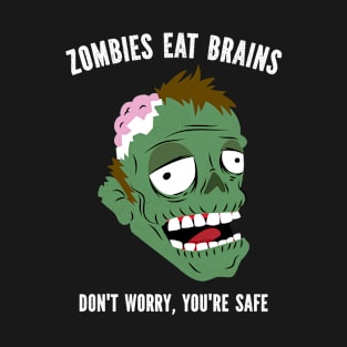 Halloween Zombies Eat Brains T-Shirt