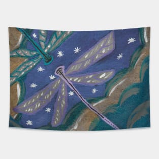 Kitty's Dragonflies Tapestry