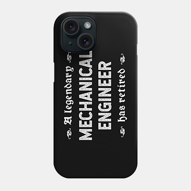 A Legendary Mechanical Engineer Has Retired Phone Case by TimespunThreads