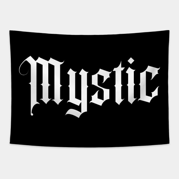 mystic logo Tapestry by lkn
